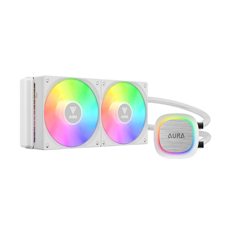 قیمت و خرید سیستم خنک کننده آبی گیم دیاس مدل AURA GL240 V2 WH