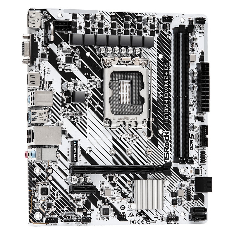 قیمت و خرید مادربرد ازراک مدل H610M-HDV/M.2 Plus D5
