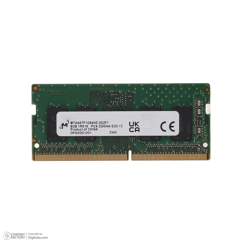 قیمت و خرید رم لپ تاپ DDR4 تک کاناله 3200 مگاهرتز CL22 کروشیال مدل CT8 ظرفیت 8 گیگابایت