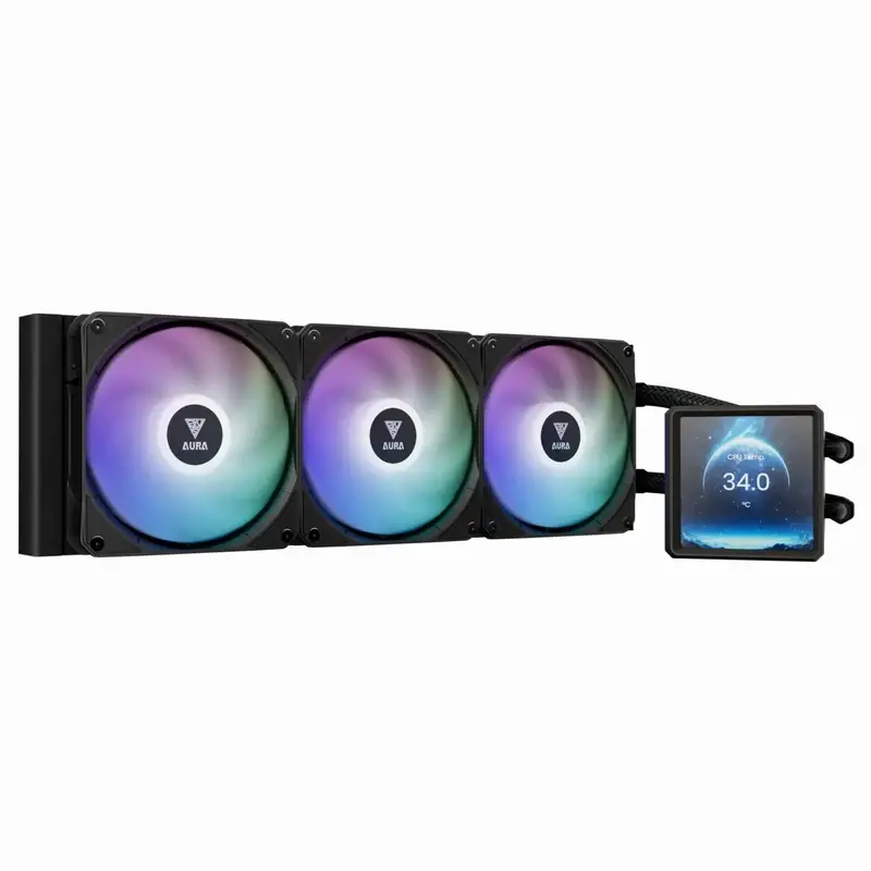 قیمت و خرید سیستم خنک‌کننده آبی گیم دیاس مدل LCD GL360 BK