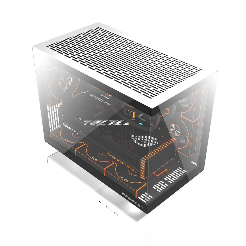 قیمت و خرید کیس کامپیوتر گیمینگ دارک فلش مدل FLOATRON F1 M-ATX B&W
