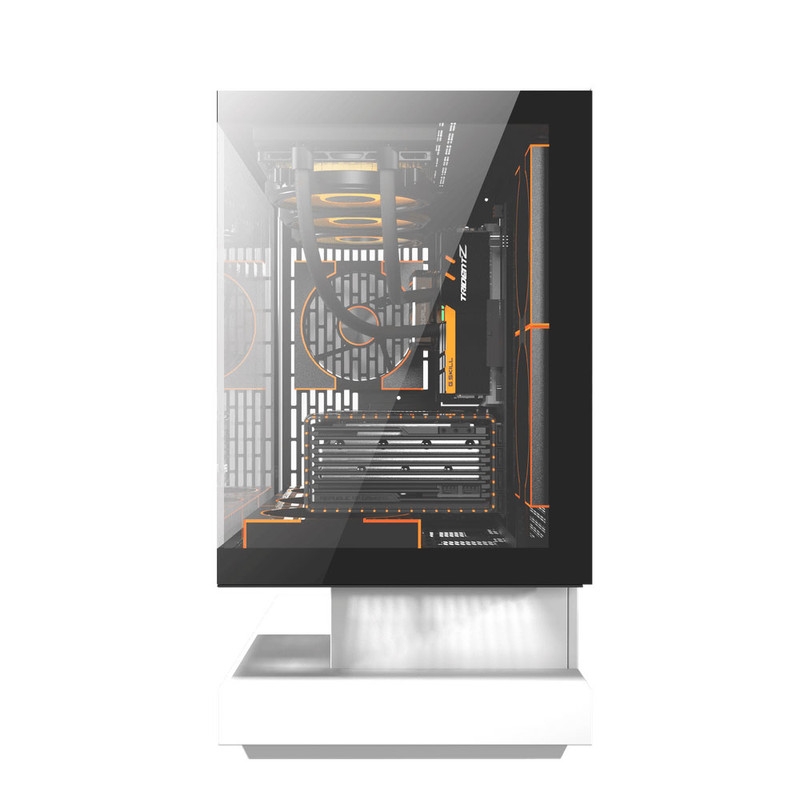 قیمت و خرید کیس کامپیوتر گیمینگ دارک فلش مدل FLOATRON F1 M-ATX B&W