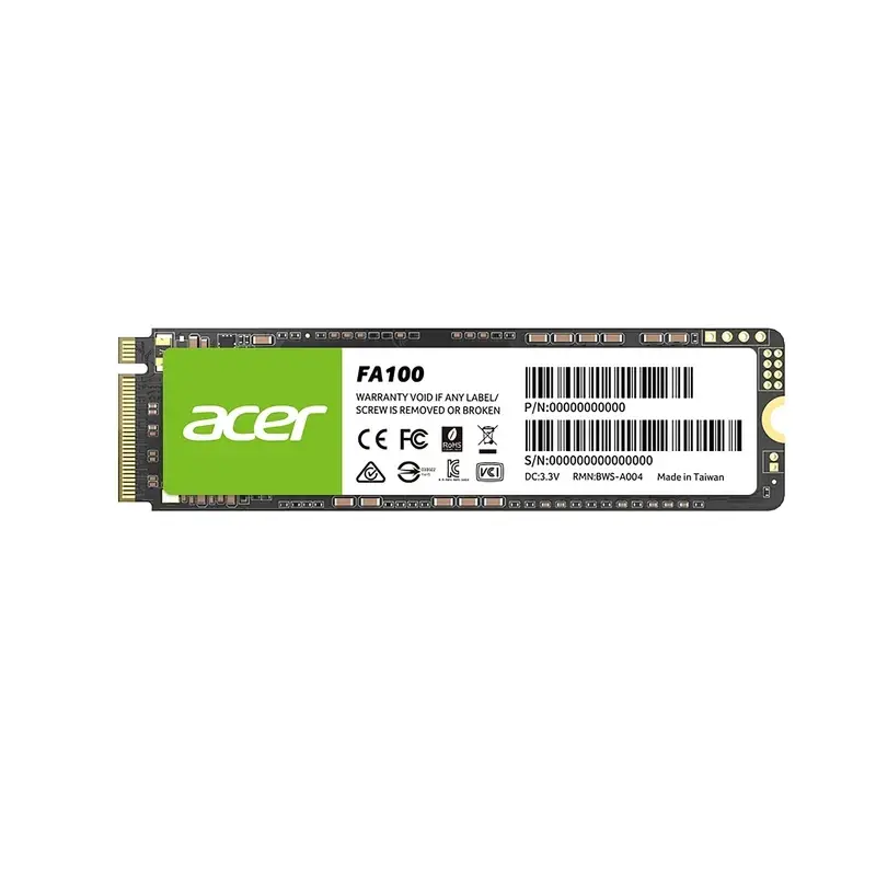 قیمت و خرید اس اس دی اینترنال PCIe Gen3 x4 ایسر مدل FA100 ظرفیت 256 گیگابایت