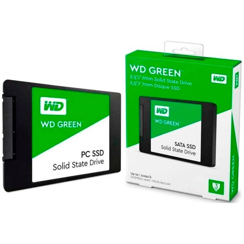 قیمت و خرید اس اس دی اینترنال SATA III وسترن دیجیتال مدل Green ظرفیت 480 گیگابایت