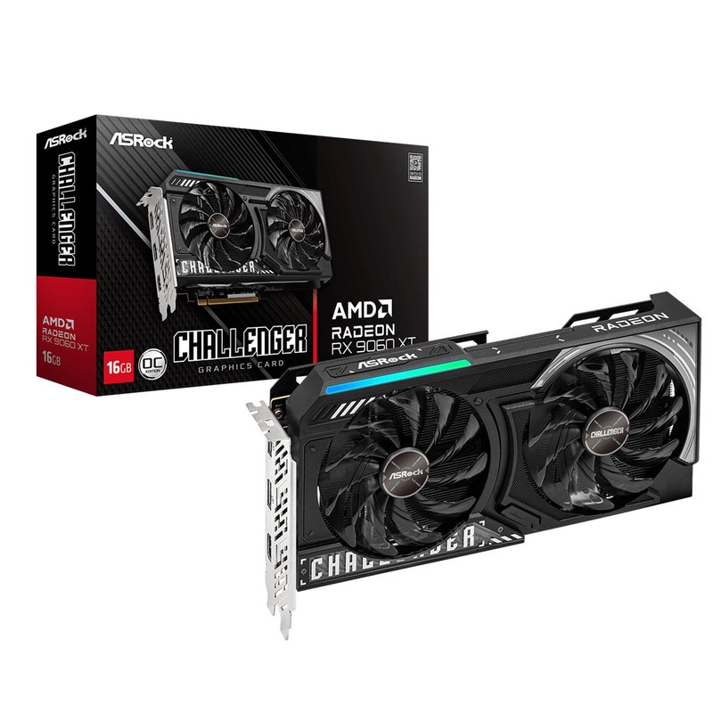 قیمت و خرید کارت گرافیک ازراک مدل AMD Radeon RX 9060 XT Challenger 16GB OC