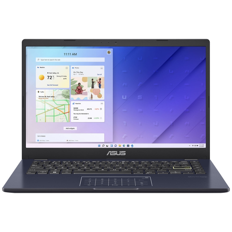 قیمت و خرید لپ تاپ 14 اینچی ایسوس مدل Vivobook Go 14 E410KA-CL464-Celeron N4500-4GB DDR4 3200MHz-64GB eMMC-256GB SSD-TN-W - کاستوم شده