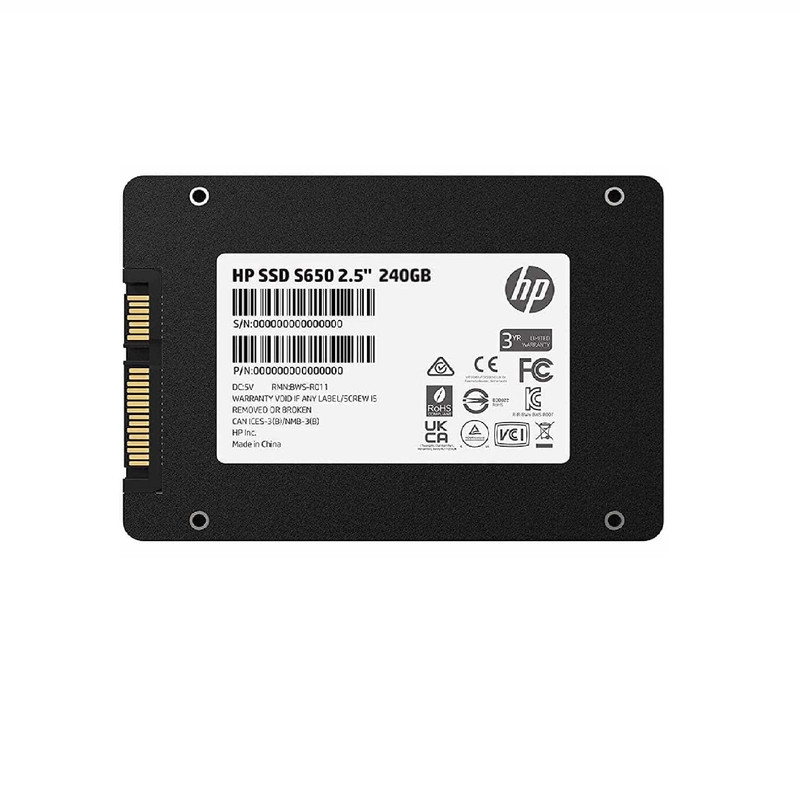 قیمت و خرید اس اس دی اینترنال SATA III اچ‌ پی مدل S650 ظرفیت 240 گیگابایت