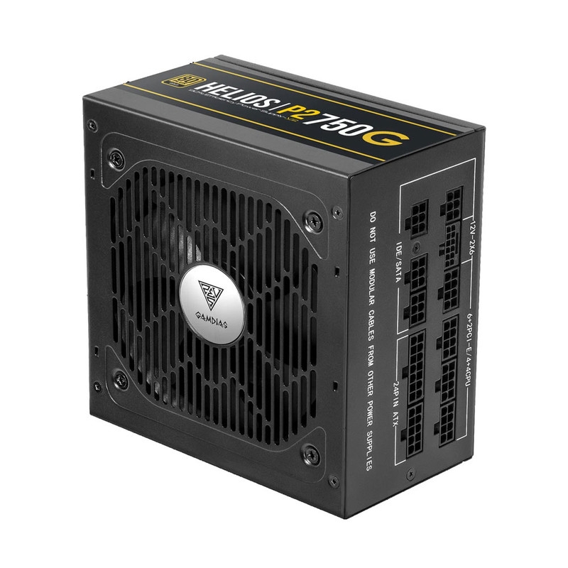 قیمت و خرید منبع تغذیه کامپیوتر 750 وات گیم دیاس مدل HELIOS P2-750G V2