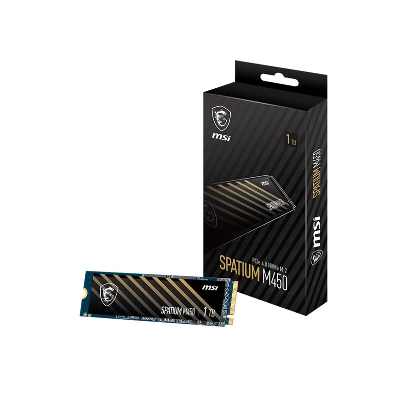 قیمت و خرید اس اس دی اینترنال PCIe Gen4 x4 ام اس آی مدل SPATIUM M450 ظرفیت 1 ترابایت