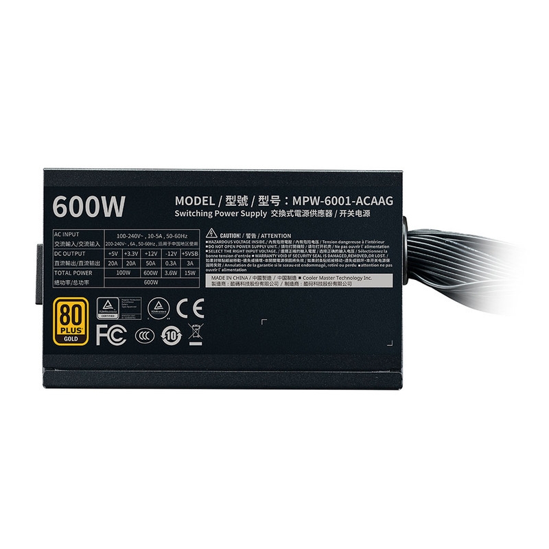 منبع تغذیه کولر مستر G600 Gold