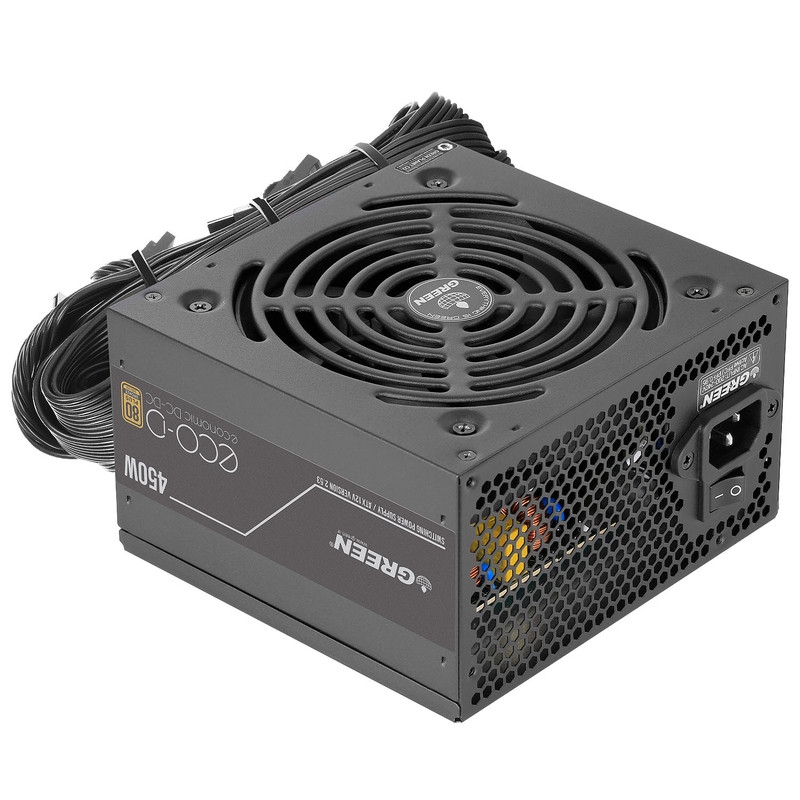 قیمت و خرید منبع تغذیه کامپیوتر 450W وات گرین مدل GP450A-ECO D
