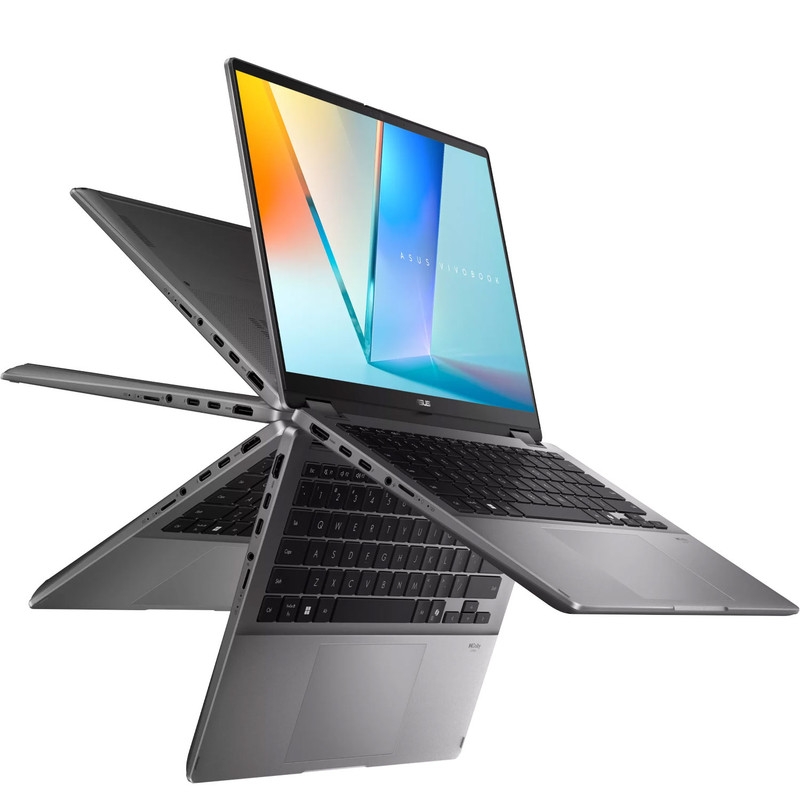 قیمت و خرید لپ تاپ 14 اینچی ایسوس مدل Vivobook 14 Flip TP3407SA-Core Ultra 7 256V-16GB LPDDR5X-1TB SSD-OLED-Backlit-Touch - کاستوم شده