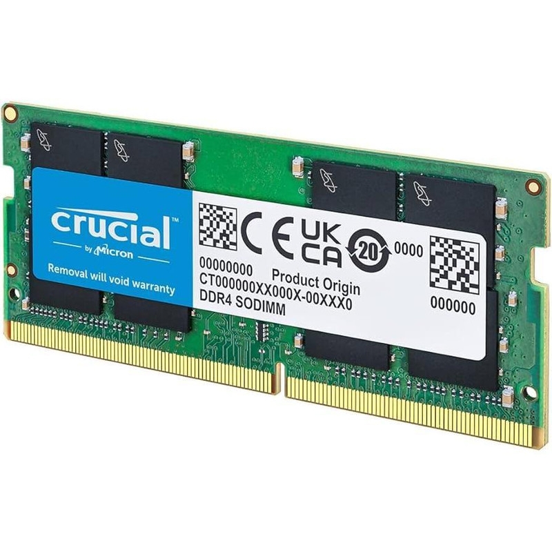 قیمت و خرید رم لپ‌تاپ DDR4 تک کاناله 8 گیگابایت 3200 مگاهرتز کروشیال مدل CT8 با تایمینگ CL22 و ولتاژ 1.2 ولت