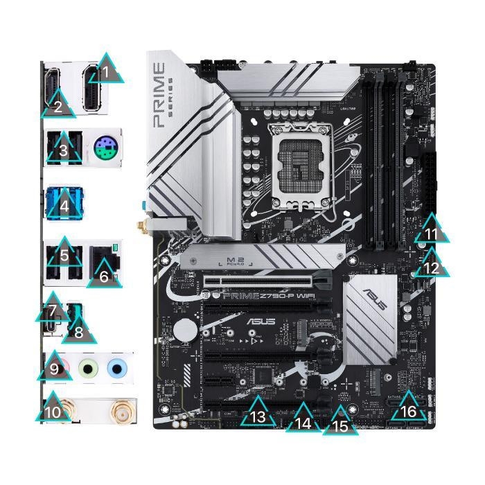 قیمت و خرید مادربرد ایسوس مدل PRIME Z790-P