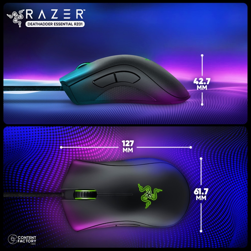 قیمت و خرید ماوس مخصوص بازی ریزر مدل DEATHADDER ESSENTIAL RZ01