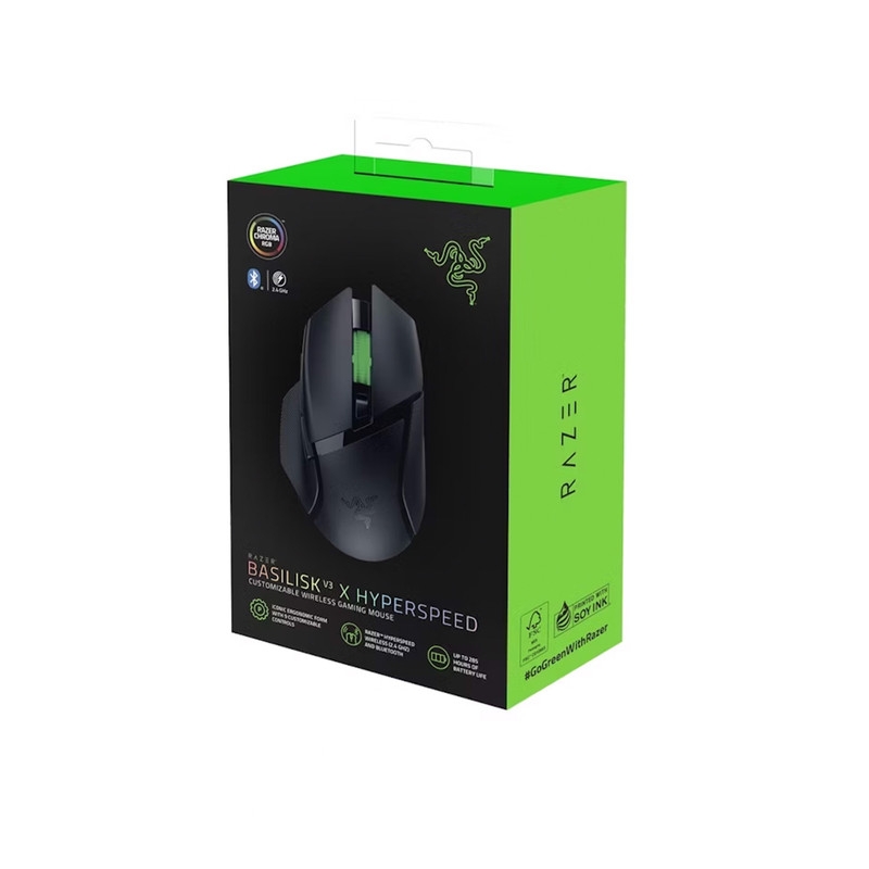 قیمت و خرید ماوس بی سیم مخصوص بازی ریزر مدل Basilisk V3 X HyperSpeed