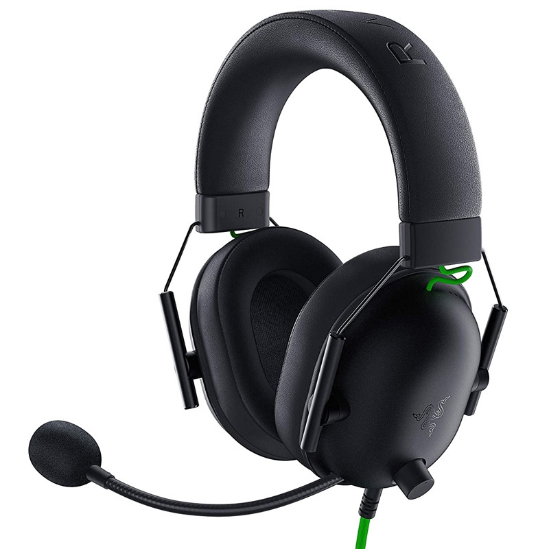 قیمت و خرید هدست گیمینگ بلوتوثی ریزر مدل BlackShark V2 X با نویز کنسلینگ بدنه، نویز کنسلینگ میکروفون (ENC)، اتصال از طریق جک 3.5 میلی‌متری، دارای صدای فراگیر 7.1 کاناله، دارای تکنولوژی صدای 360 درجه