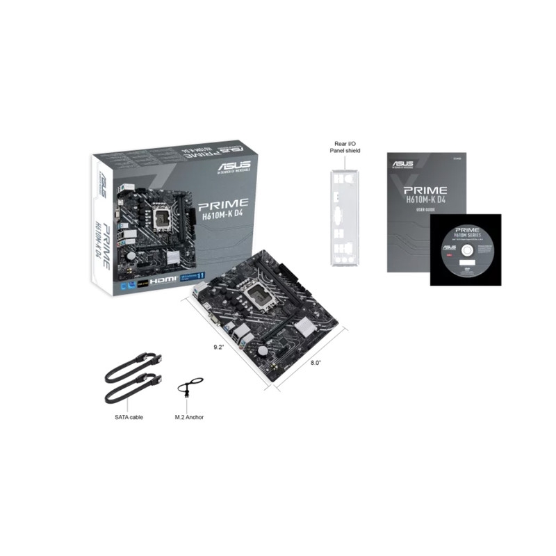 قیمت و خرید مادربرد ایسوس مدل PRIME H610M-K D4