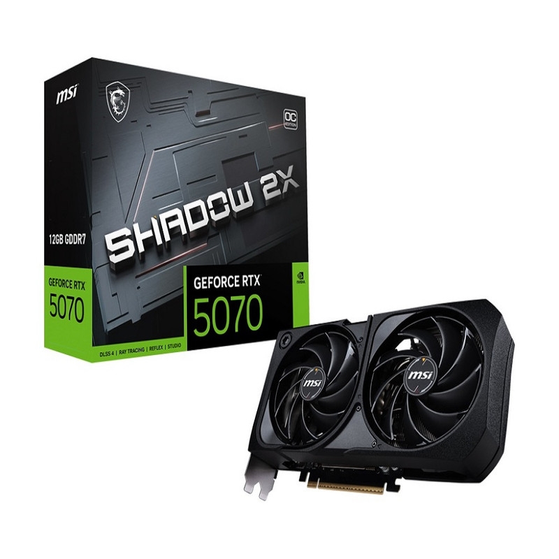 قیمت و خرید کارت گرافیک ام اس آی مدل RTX 5070 12G SHADOW 2X OC