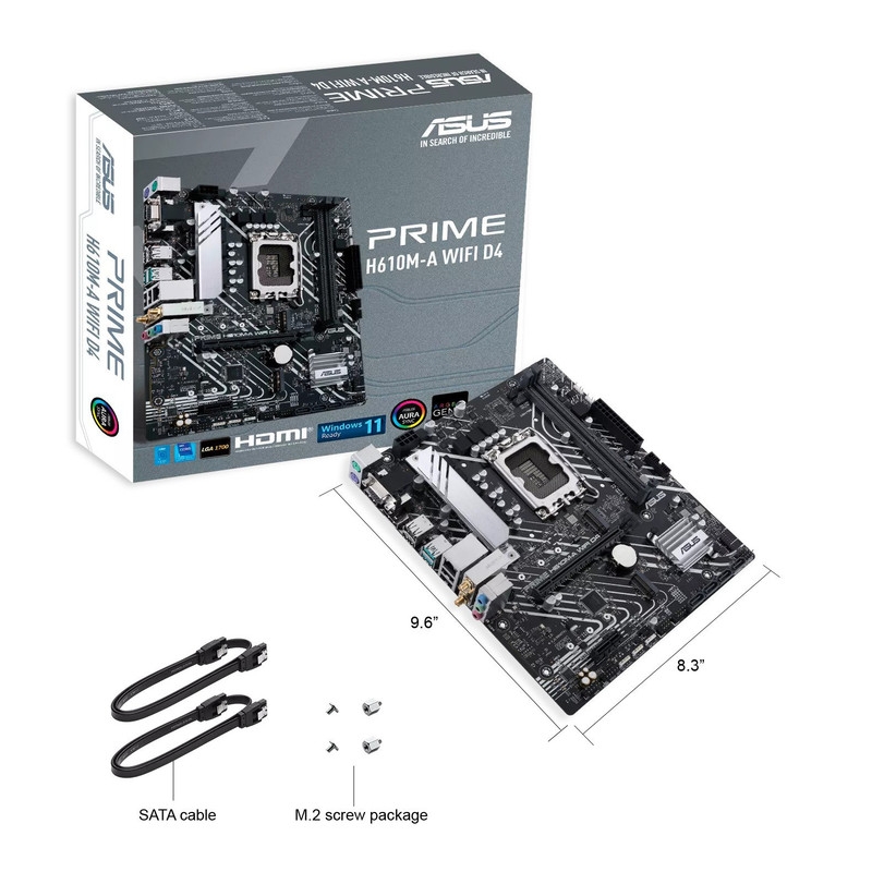 قیمت و خرید مادربرد ایسوس مدل PRIME H610M-A WIFI D4