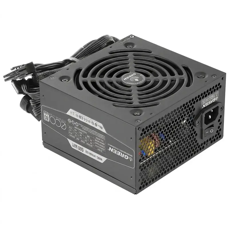 قیمت و خرید منبع تغذیه کامپیوتر گرین مدل GP500A-ECO Rev3.1