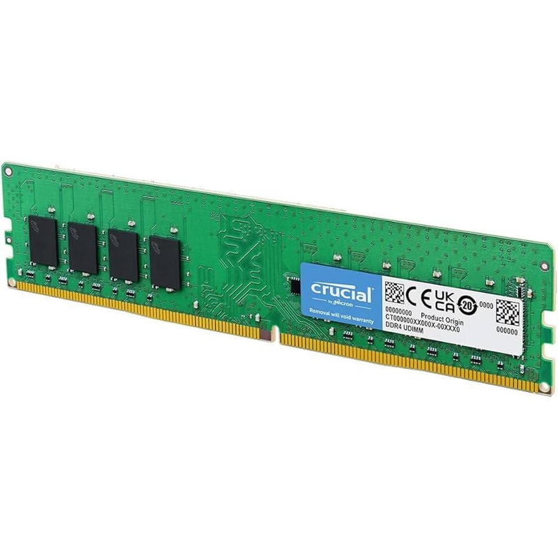 قیمت و خرید رم دسکتاپ کروشیال DDR4 تک کاناله 8 گیگابایت 3200 مگاهرتز CL22 U-DIMM ولتاژ 1.2 ولت