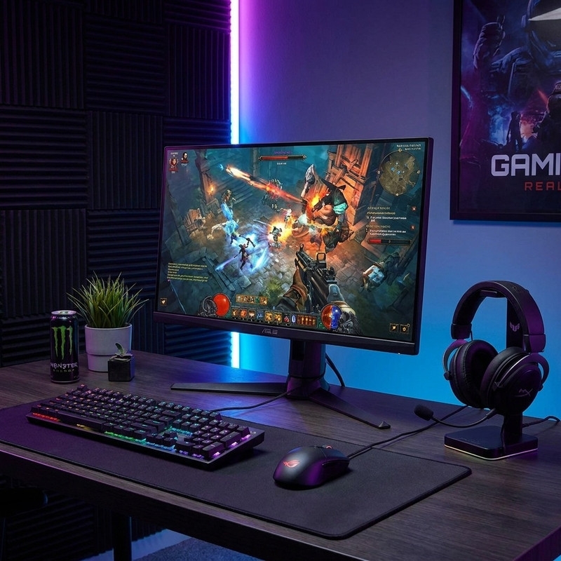 قیمت و خرید مانیتور گیمینگ 27 اینچ ایسوس مدل  TUF Gaming VG27UQ1A