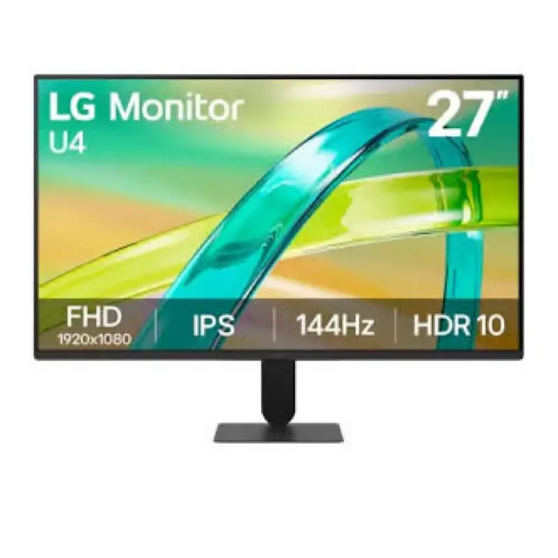 قیمت و خرید مانیتور 27 اینچ ال جی مدل 27U411B-B با وضوح Full HD، پنل IPS و نرخ به‌روزرسانی 144 هرتز