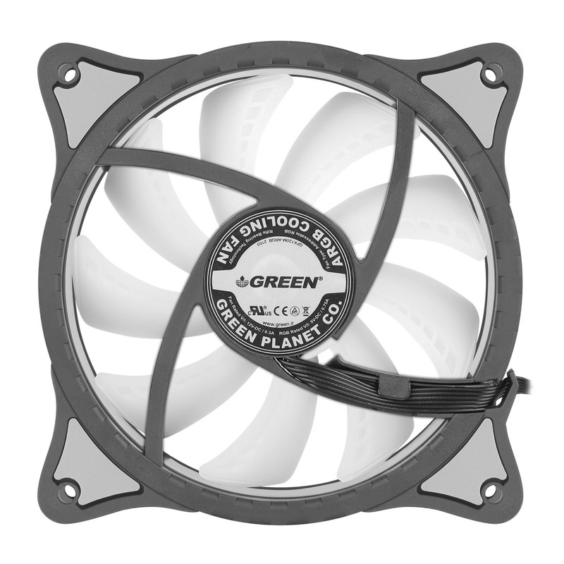 قیمت و خرید فن کیس گرین مدل HURACAN FAN GFK120M-ARGB بسته 3 عددی
