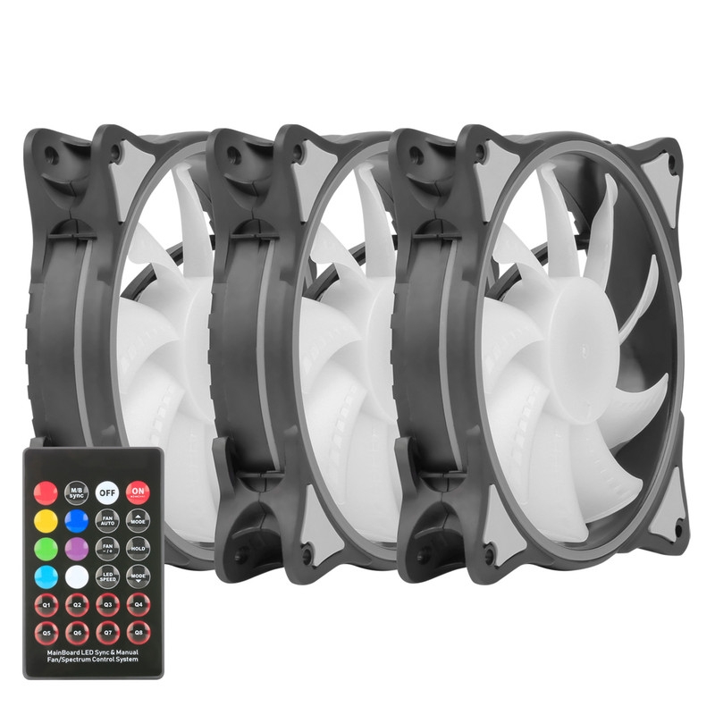 قیمت و خرید فن کیس گرین مدل HURACAN FAN GFK120M-ARGB بسته 3 عددی