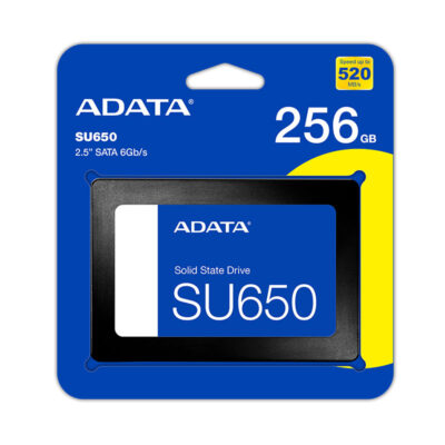 حافظه اس اس دی ای دیتا SU650 ظرفیت 256 گیگابایت