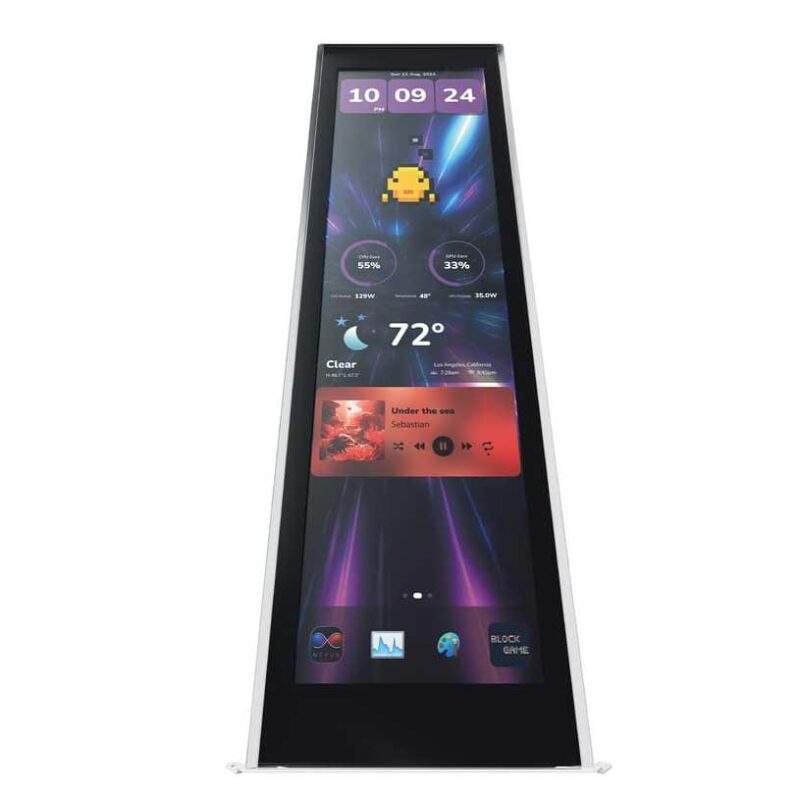 مانیتور کیس Y70 touch infinite Display Upgrade Pitch Black