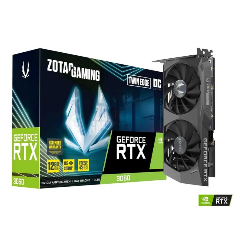 کارت گرافیک زوتک GAMING GeForce RTX 3060 Twin Edge OC